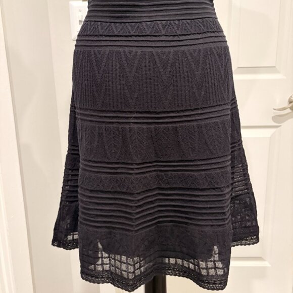 Missoni Black Midi Knit Skirt, Sz 42 - Picture 3 of 5